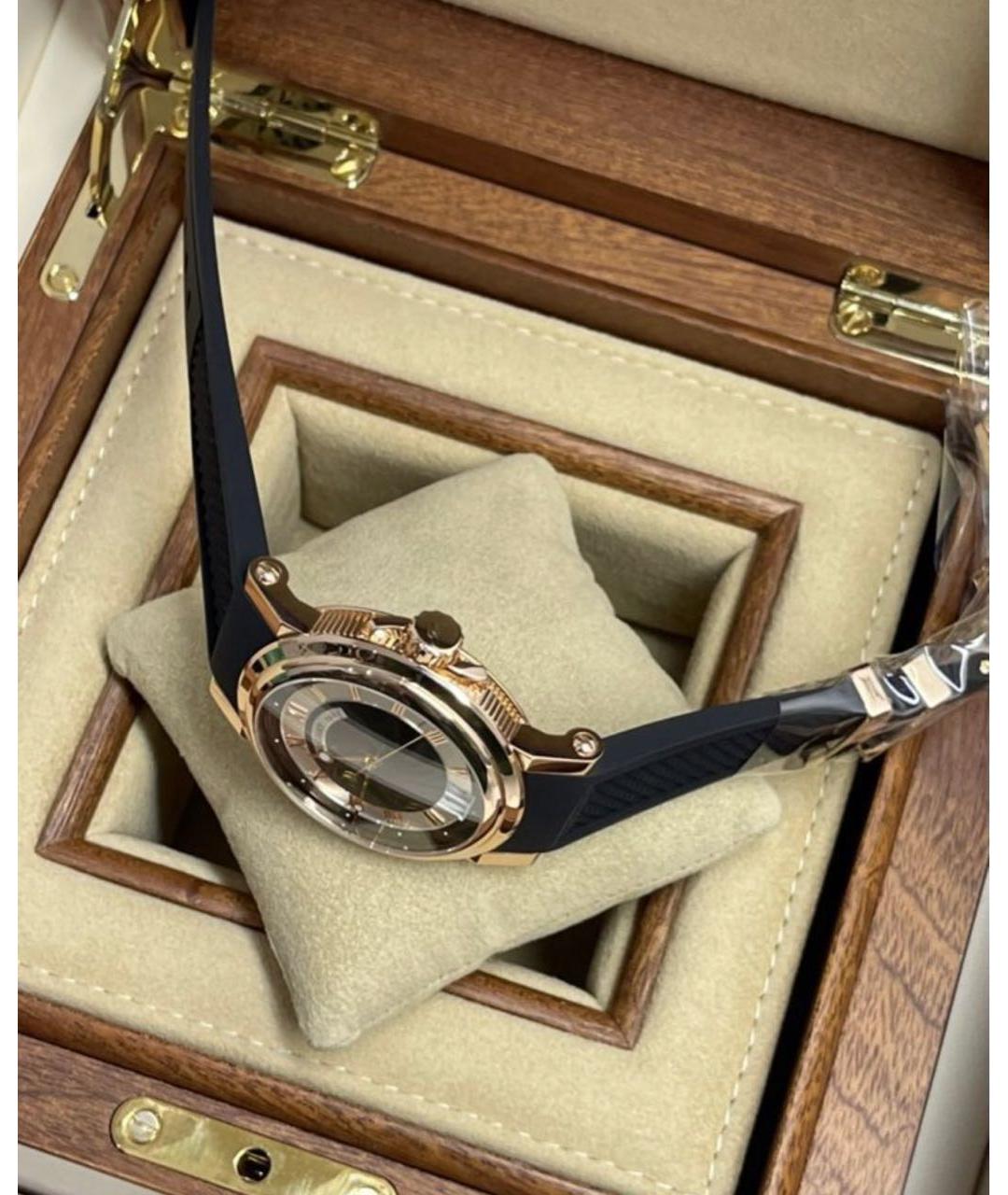 Breguet Черные часы из розового золота, фото 6