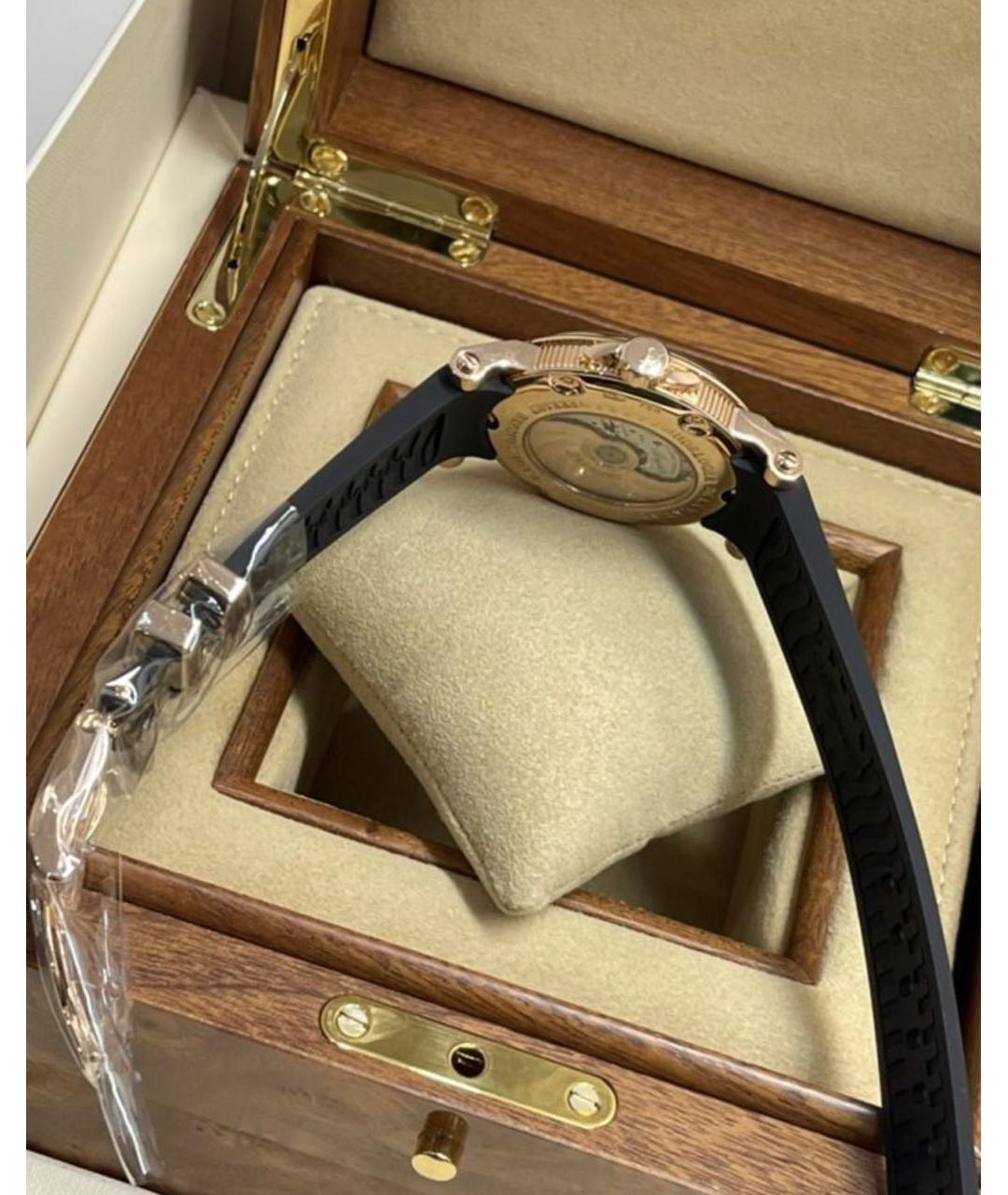 Breguet Черные часы из розового золота, фото 5