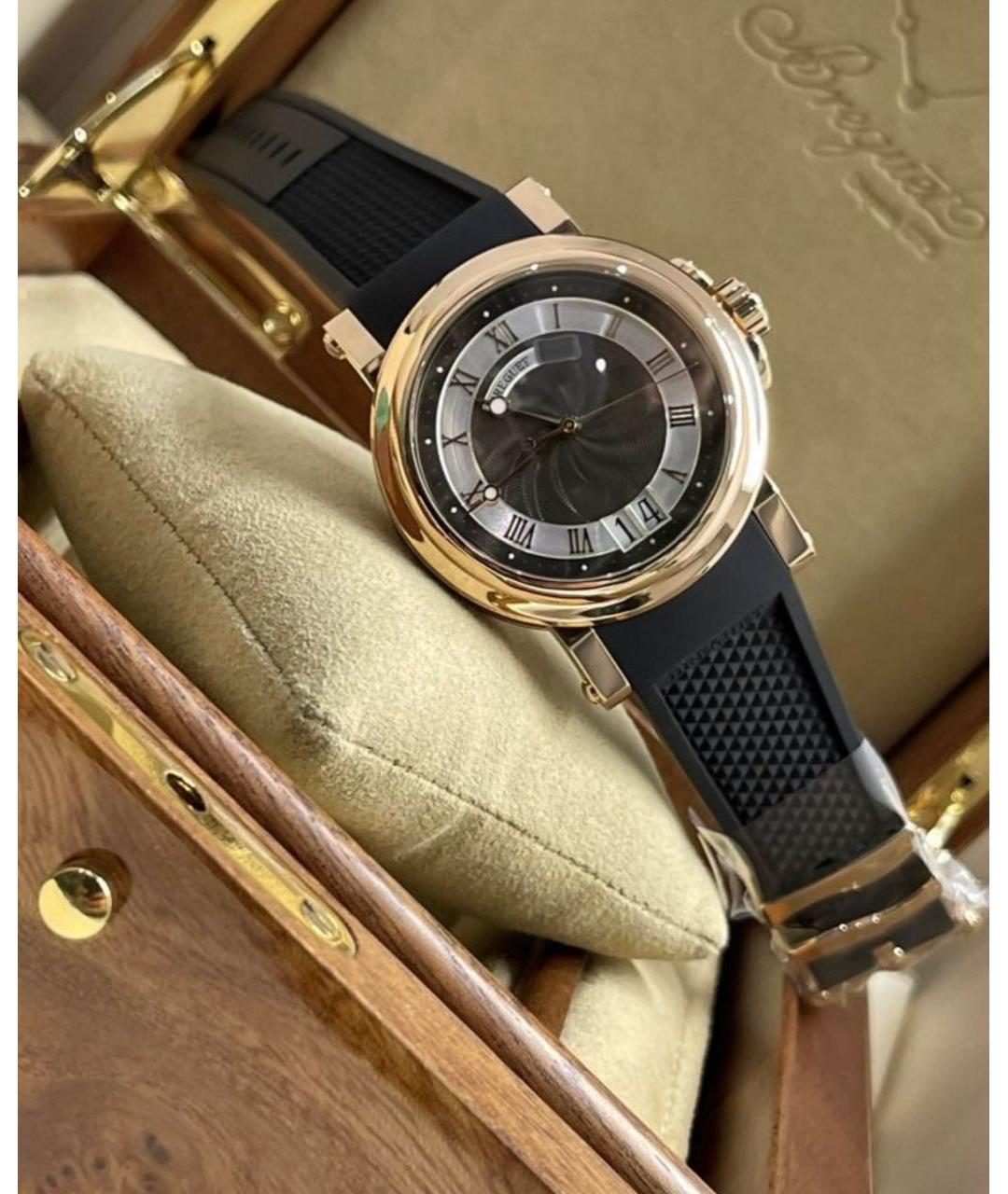 Breguet Черные часы из розового золота, фото 7