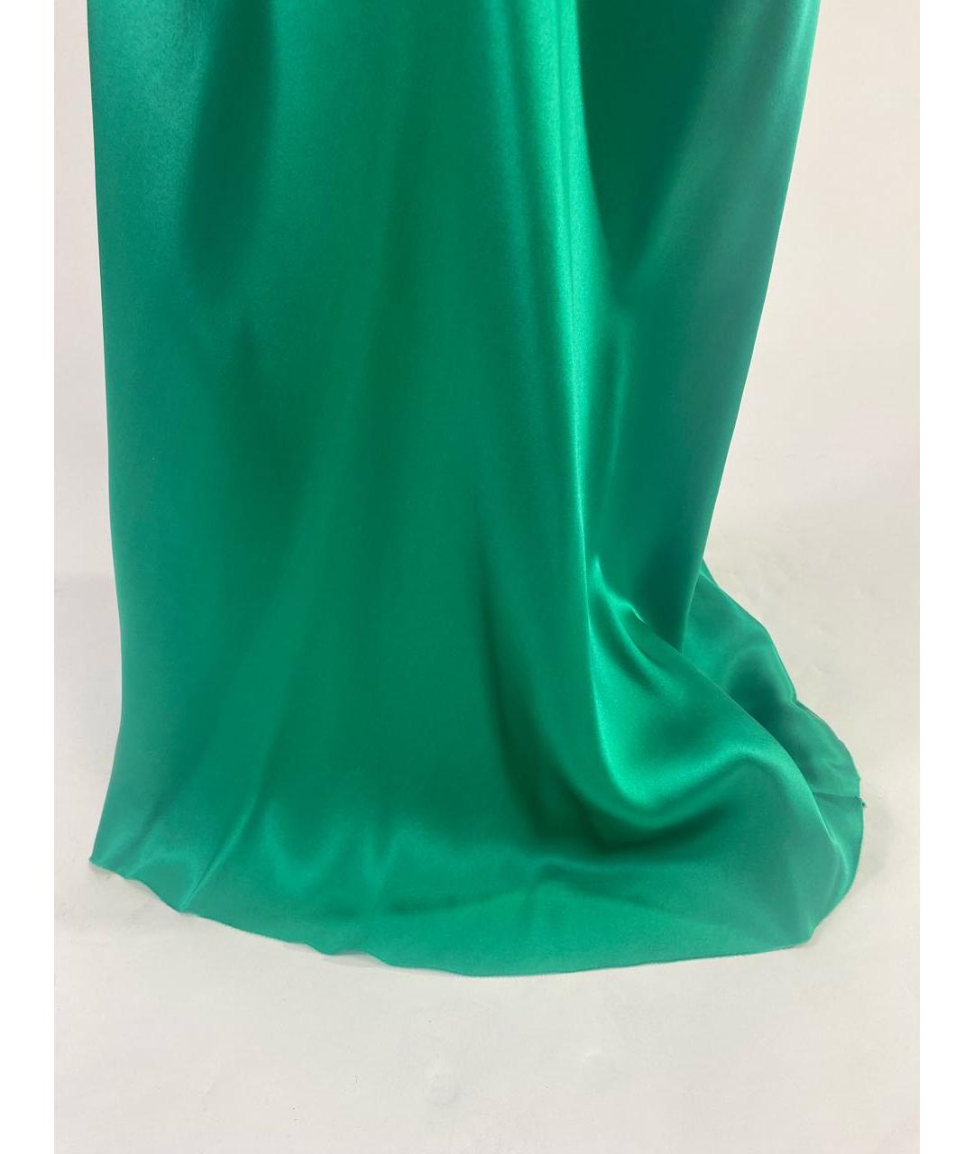 HAIDER ACKERMANN Зеленые шелковое коктейльное платье, фото 4