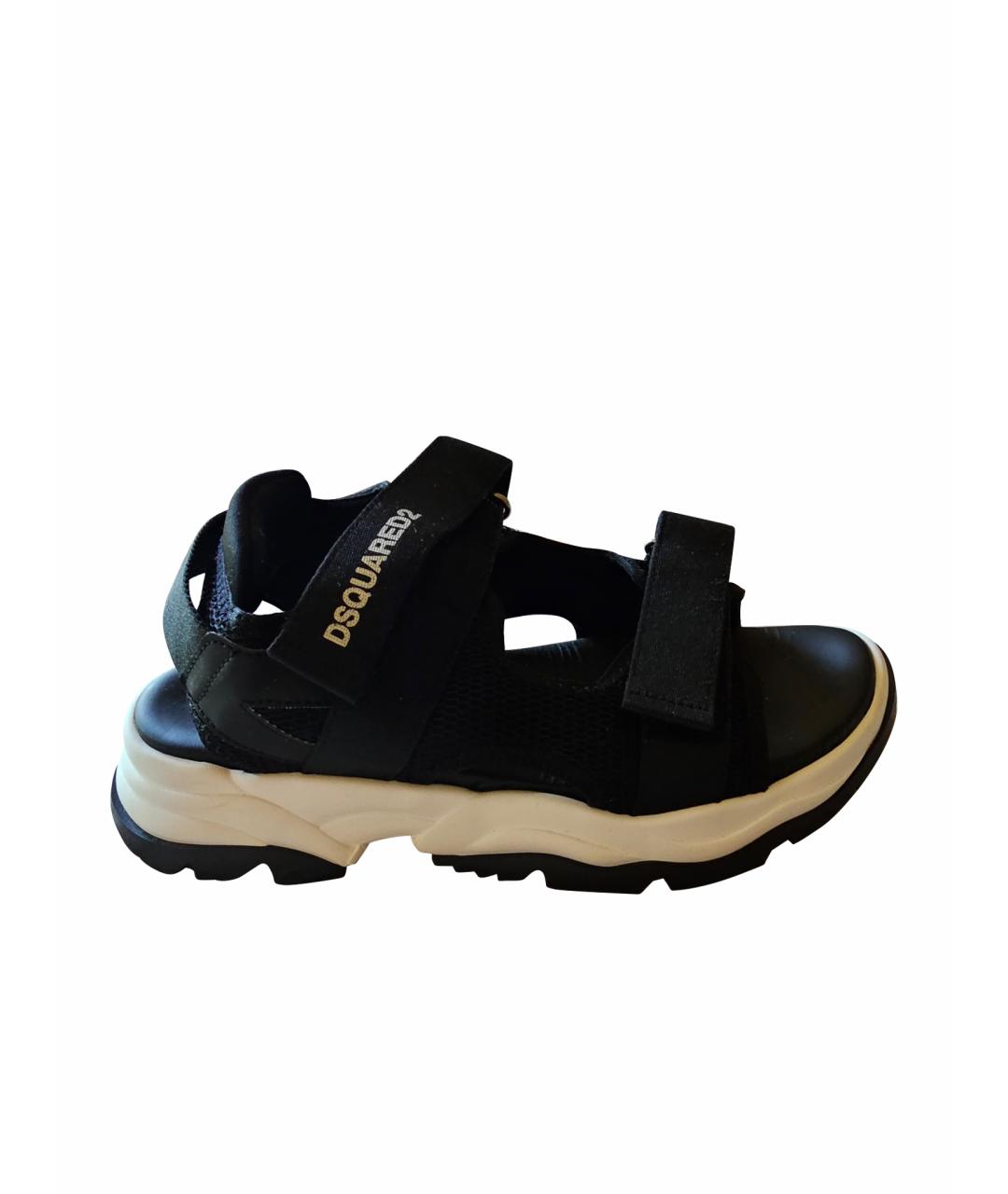 DSQUARED2 Черные сандалии, фото 1