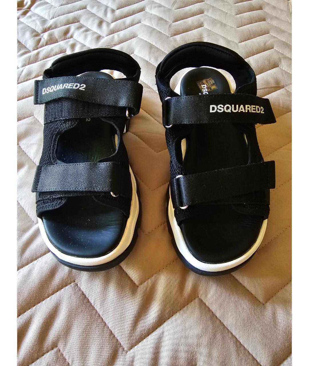 DSQUARED2 Черные сандалии, фото 2