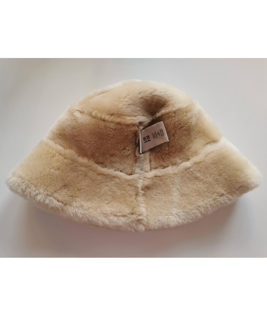 UGG AUSTRALIA Горчичная шерстяная шапка, фото 2