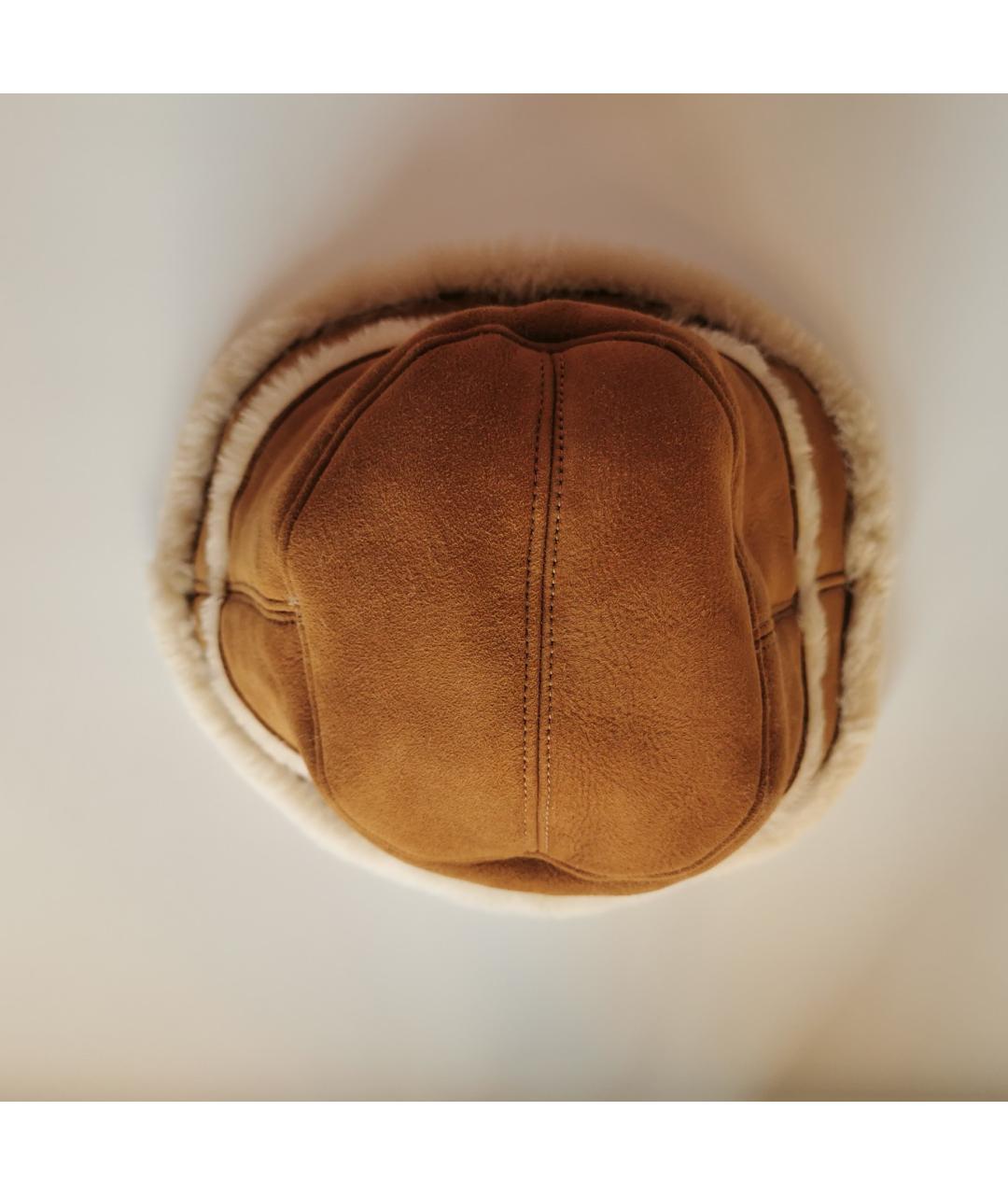 UGG AUSTRALIA Горчичная шерстяная шапка, фото 4
