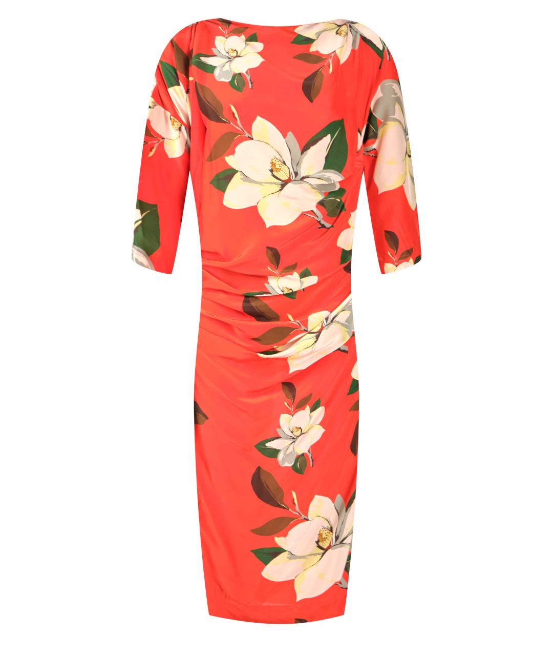 VIVIENNE WESTWOOD ANGLOMANIA Красное полиэстеровое повседневное платье, фото 1