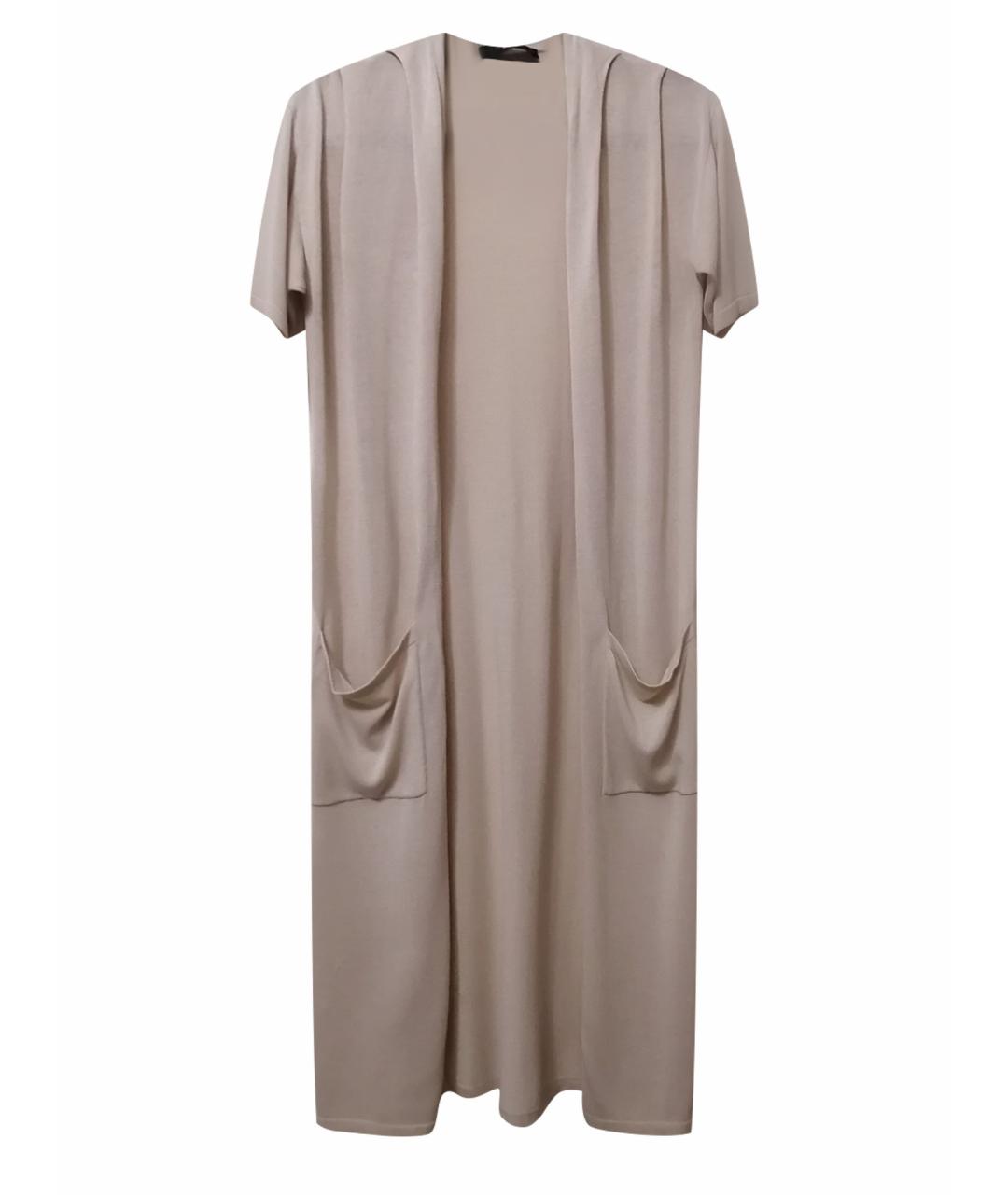 WEEKEND MAX MARA Бежевый вискозный кардиган, фото 1
