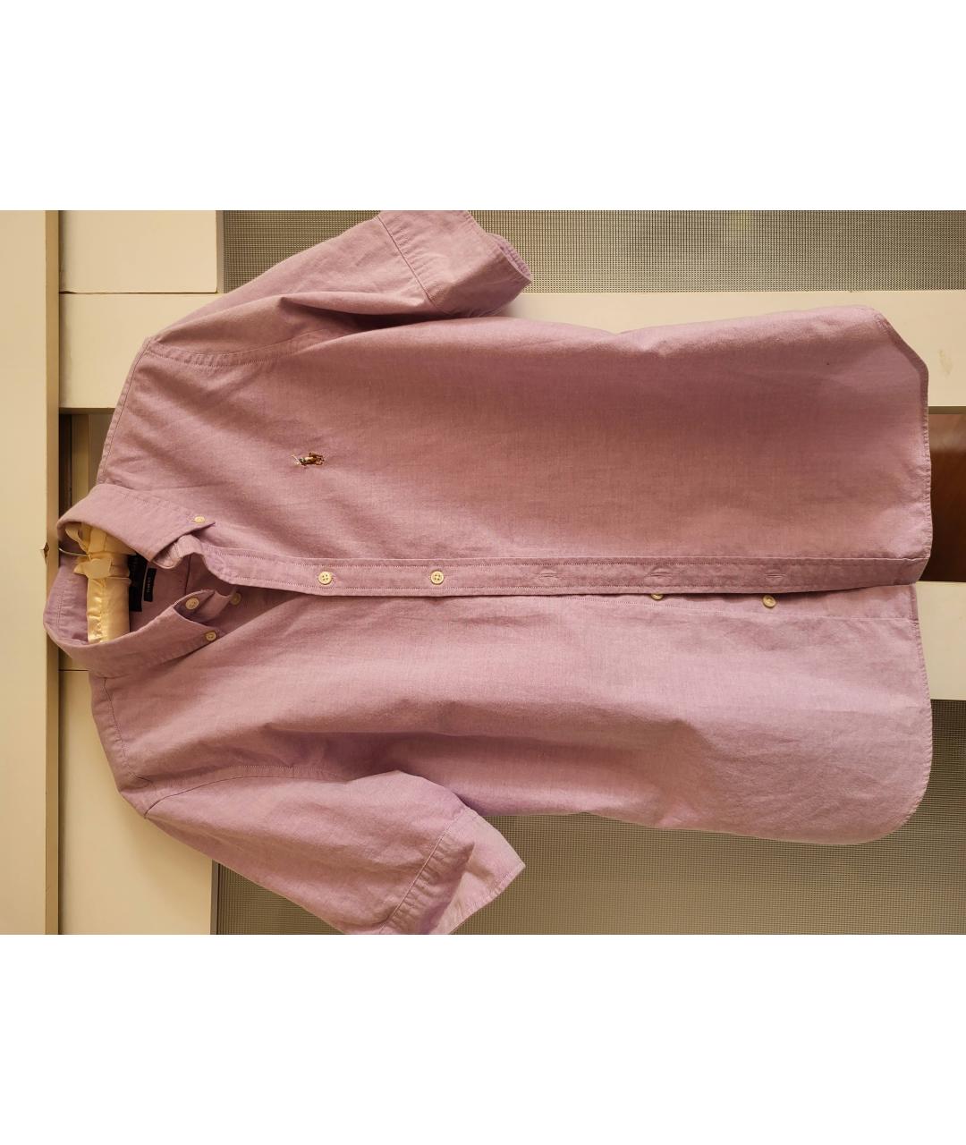 POLO RALPH LAUREN Розовая хлопковая рубашка, фото 7