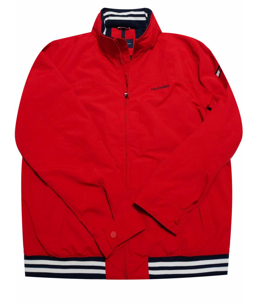 TOMMY HILFIGER Красная синтетическая куртка, фото 1