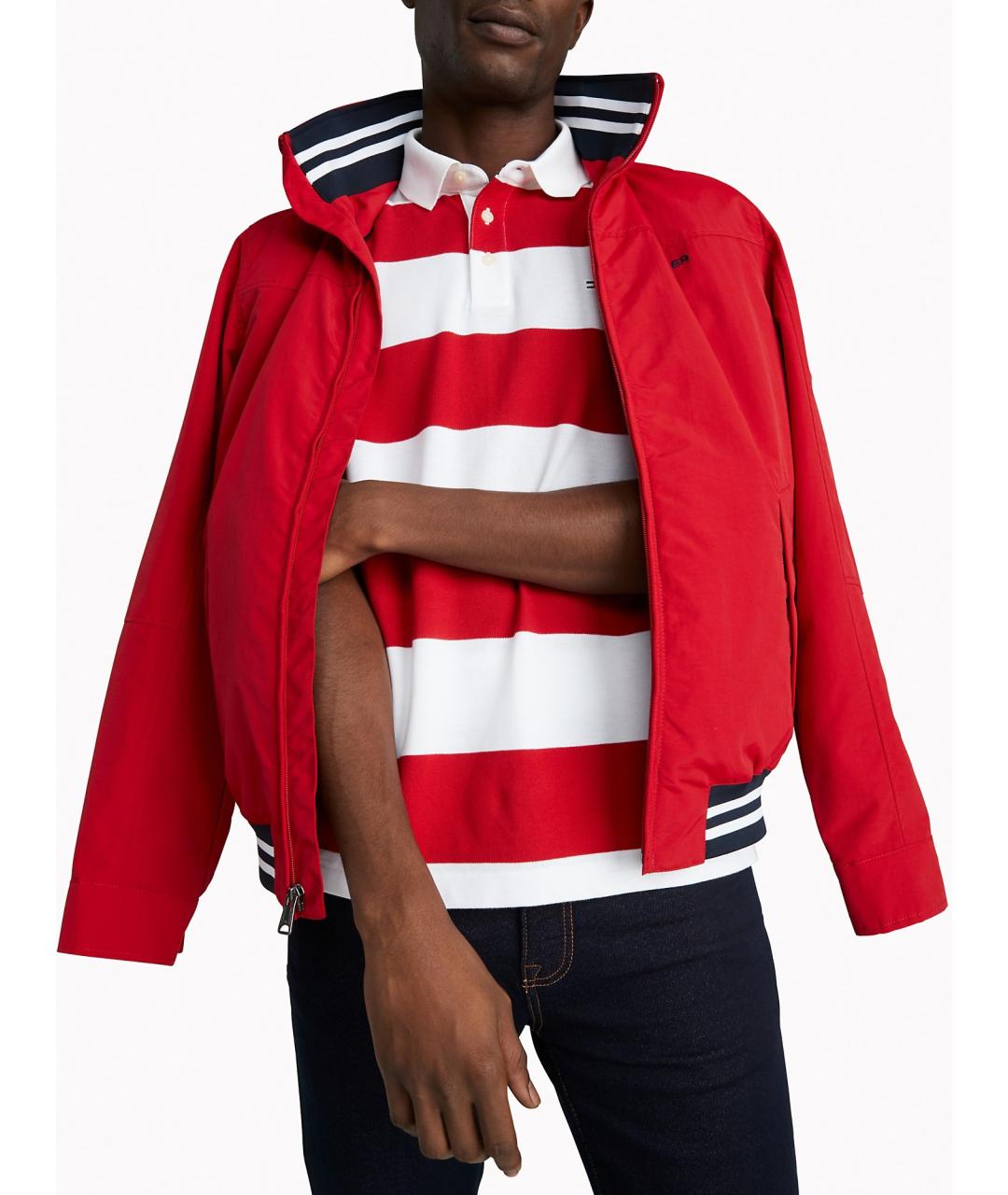 TOMMY HILFIGER Красная синтетическая куртка, фото 8