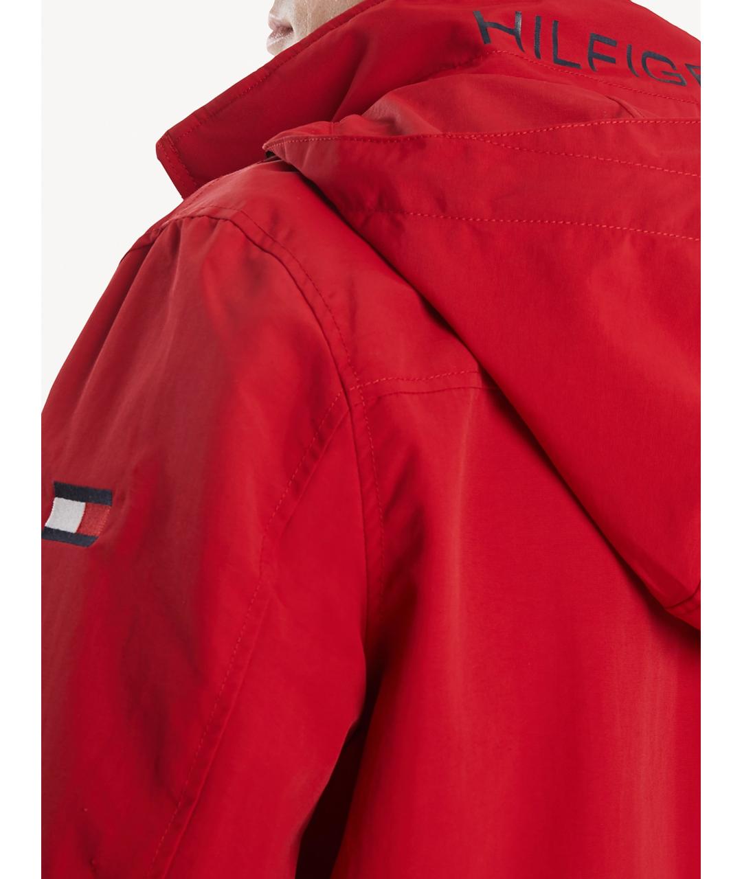 TOMMY HILFIGER Красная синтетическая куртка, фото 5