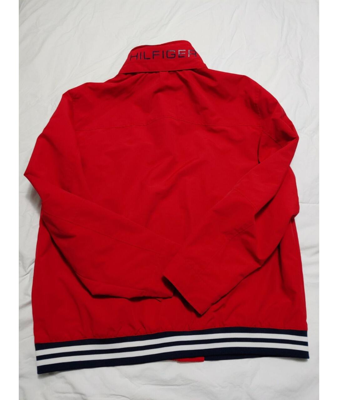 TOMMY HILFIGER Красная синтетическая куртка, фото 2