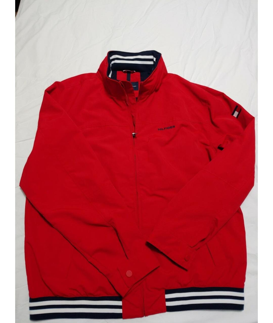 TOMMY HILFIGER Красная синтетическая куртка, фото 9