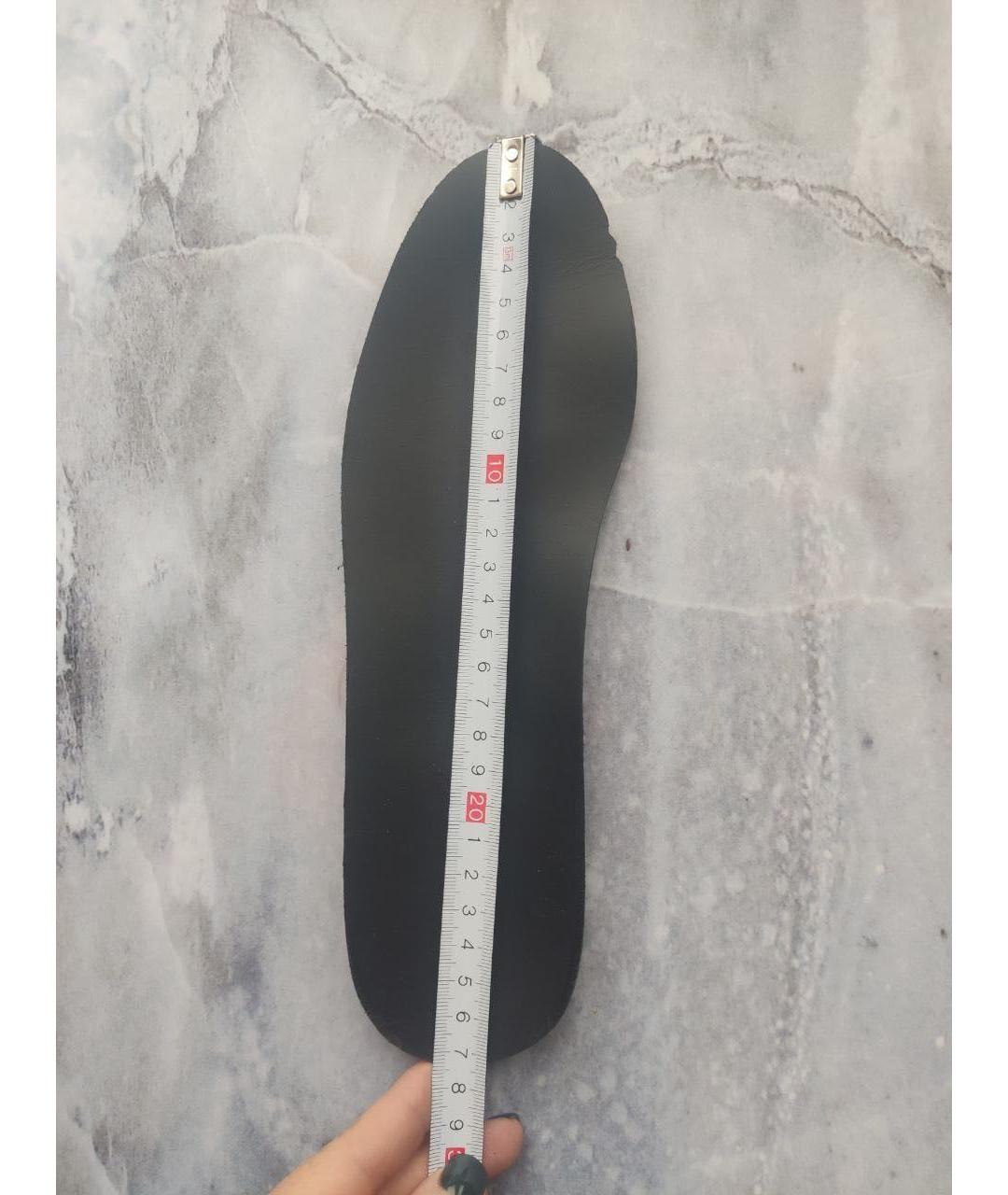 GUCCI Черные кожаные кеды, фото 3