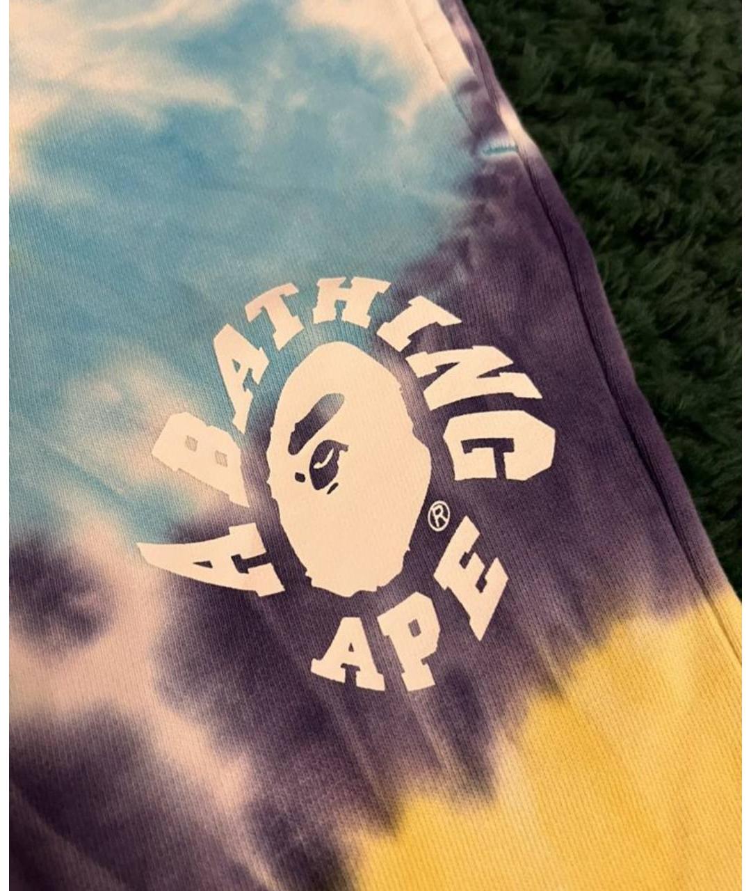 A BATHING APE Желтые шорты, фото 2