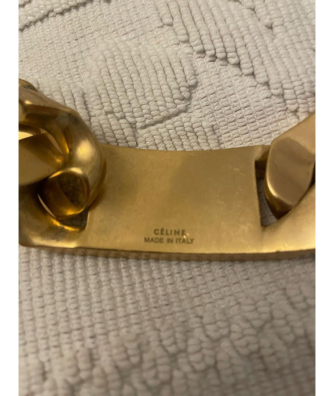 CELINE PRE-OWNED Золотой латунный чокер, фото 3
