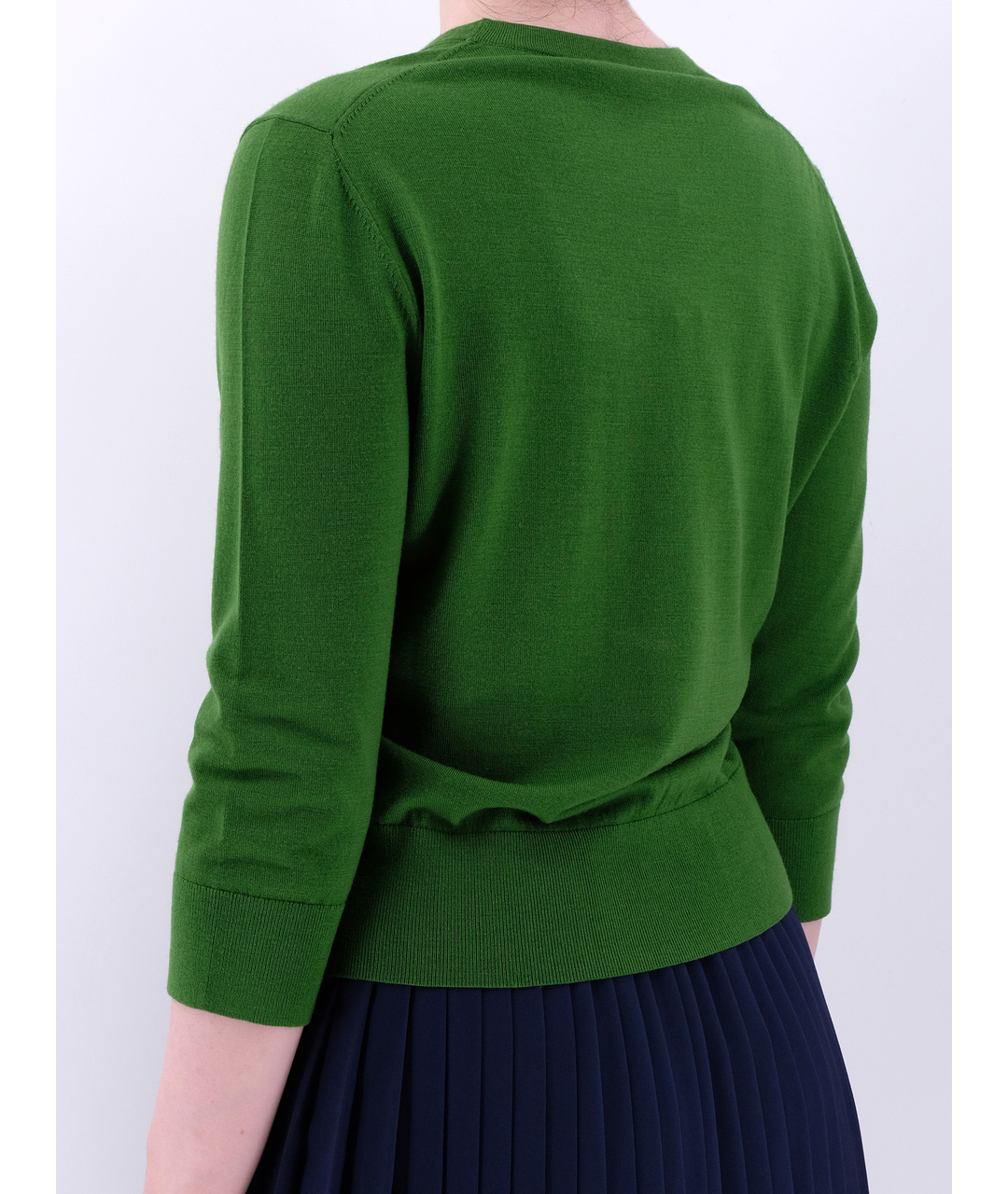 MICHAEL KORS Зеленый шерстяной джемпер / свитер, фото 3