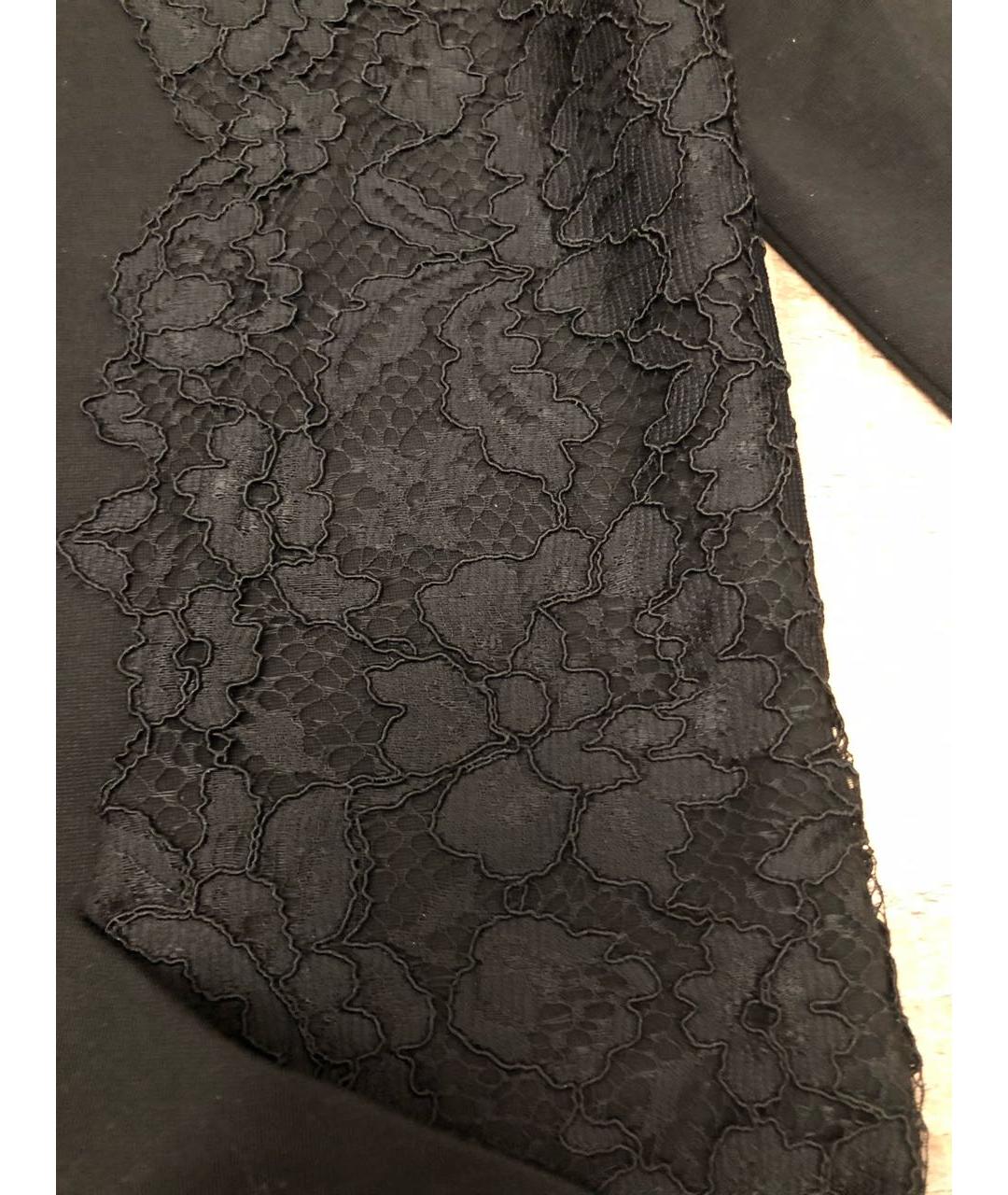 ERMANNO SCERVINO Черное вискозное коктейльное платье, фото 8