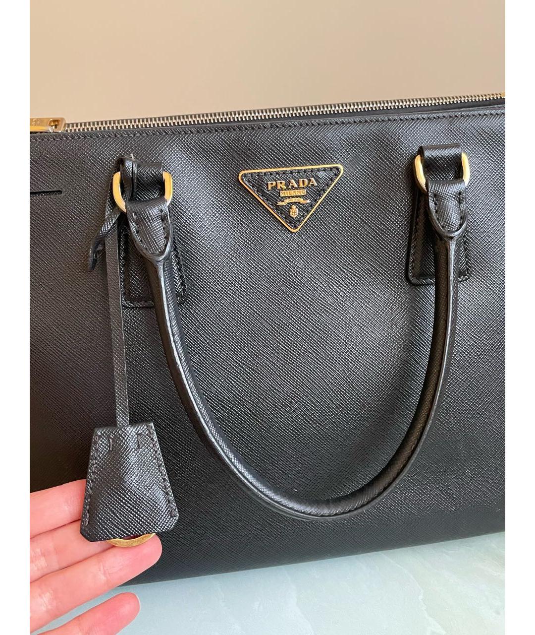 PRADA Черная сумка тоут, фото 6