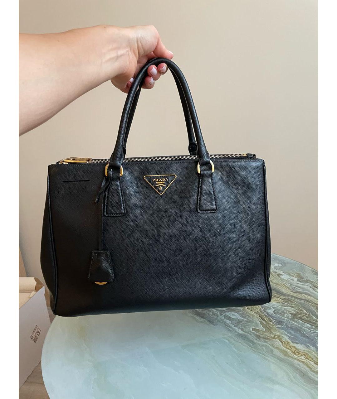 PRADA Черная сумка тоут, фото 9
