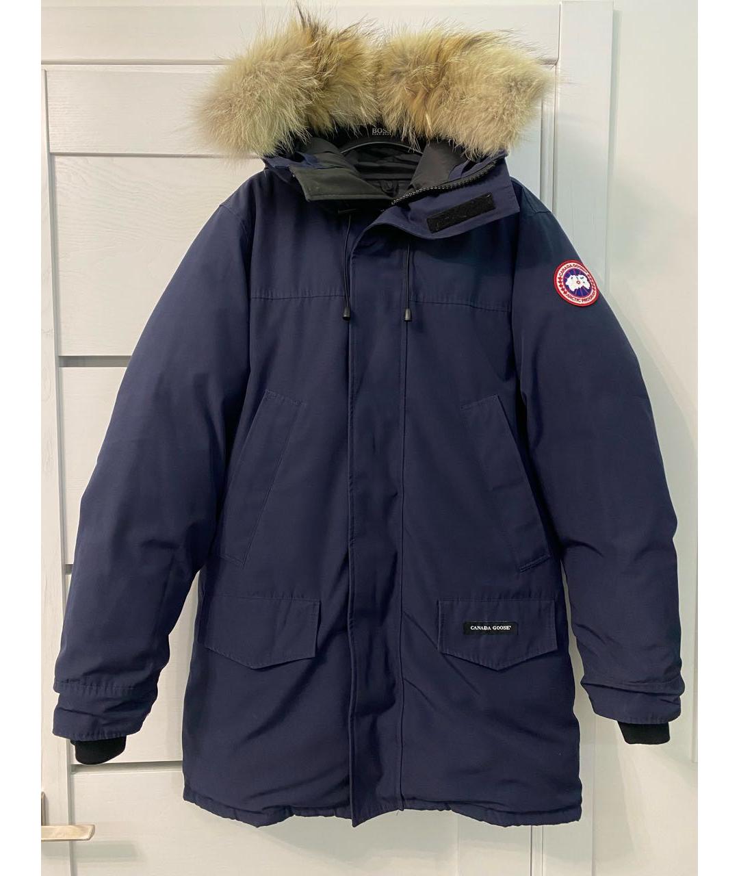 CANADA GOOSE Темно-синяя полиэстеровая парка, фото 9