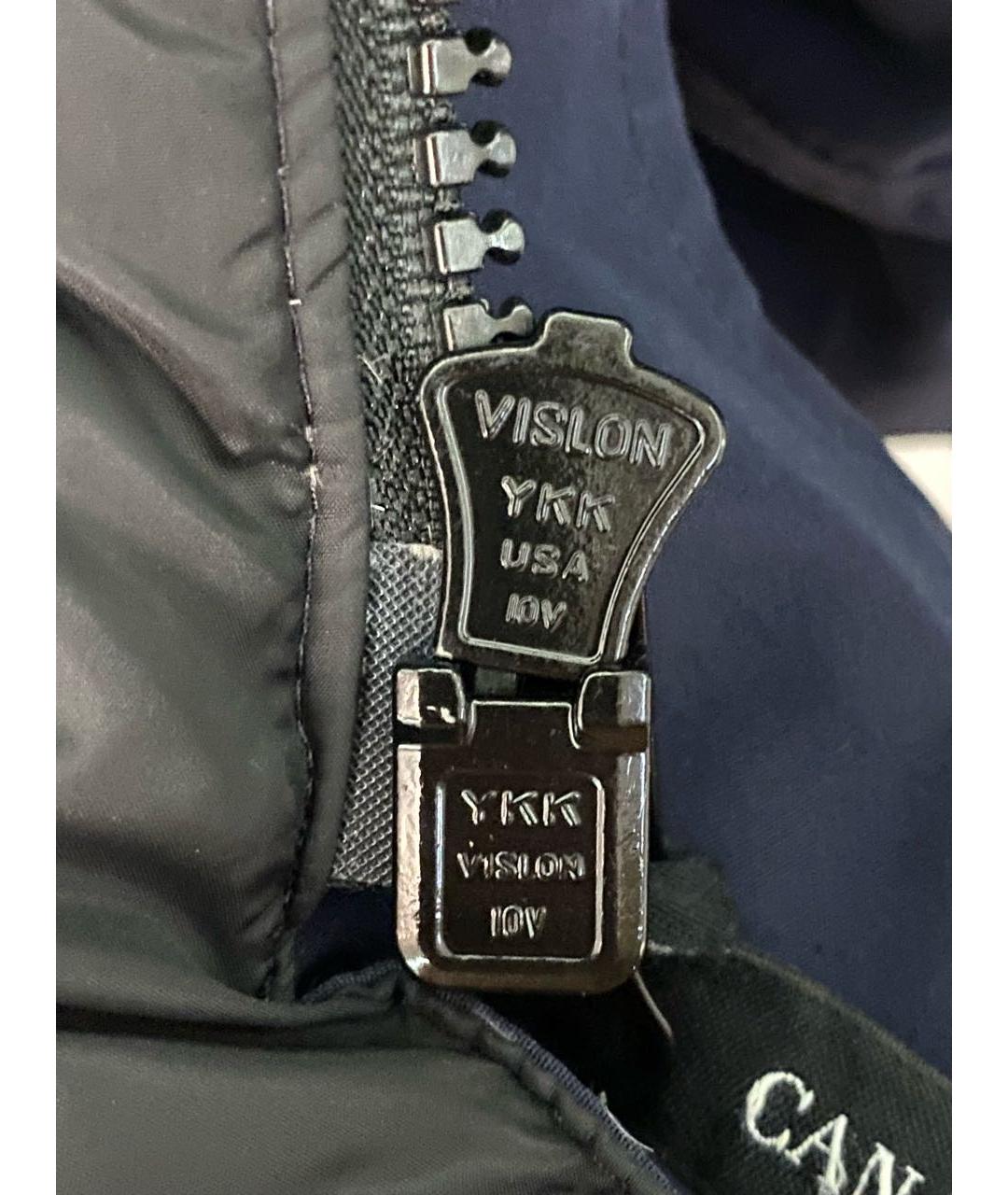CANADA GOOSE Темно-синяя полиэстеровая парка, фото 6