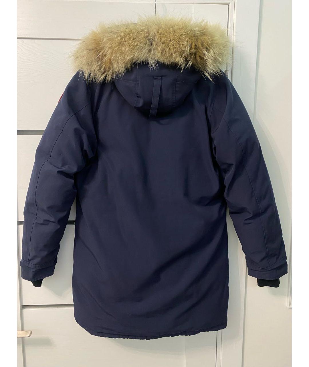 CANADA GOOSE Темно-синяя полиэстеровая парка, фото 2