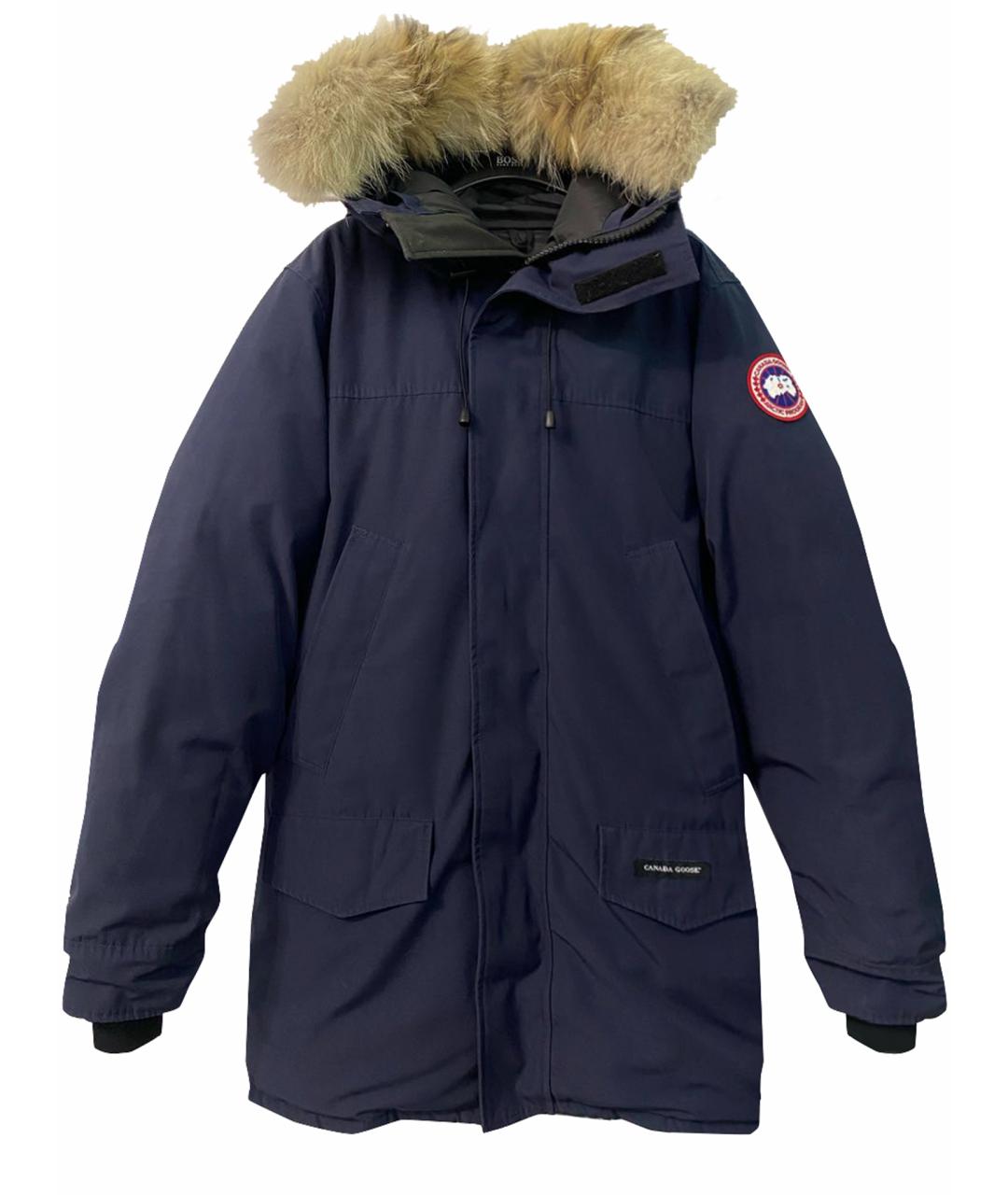 CANADA GOOSE Темно-синяя полиэстеровая парка, фото 1