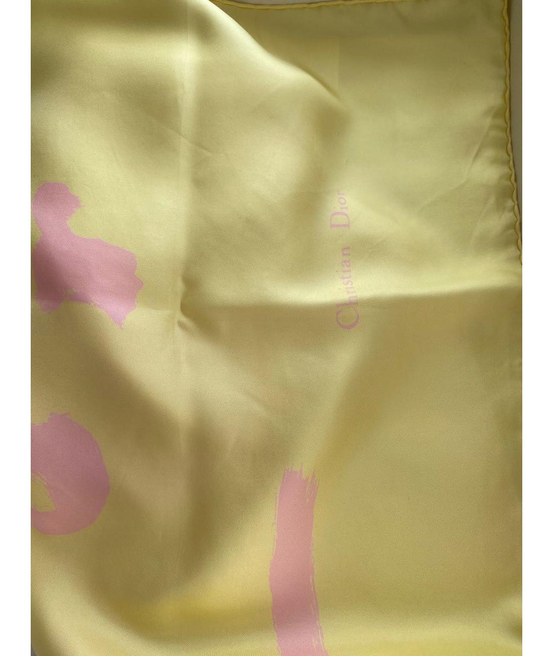CHRISTIAN DIOR PRE-OWNED Мульти шелковый платок, фото 5