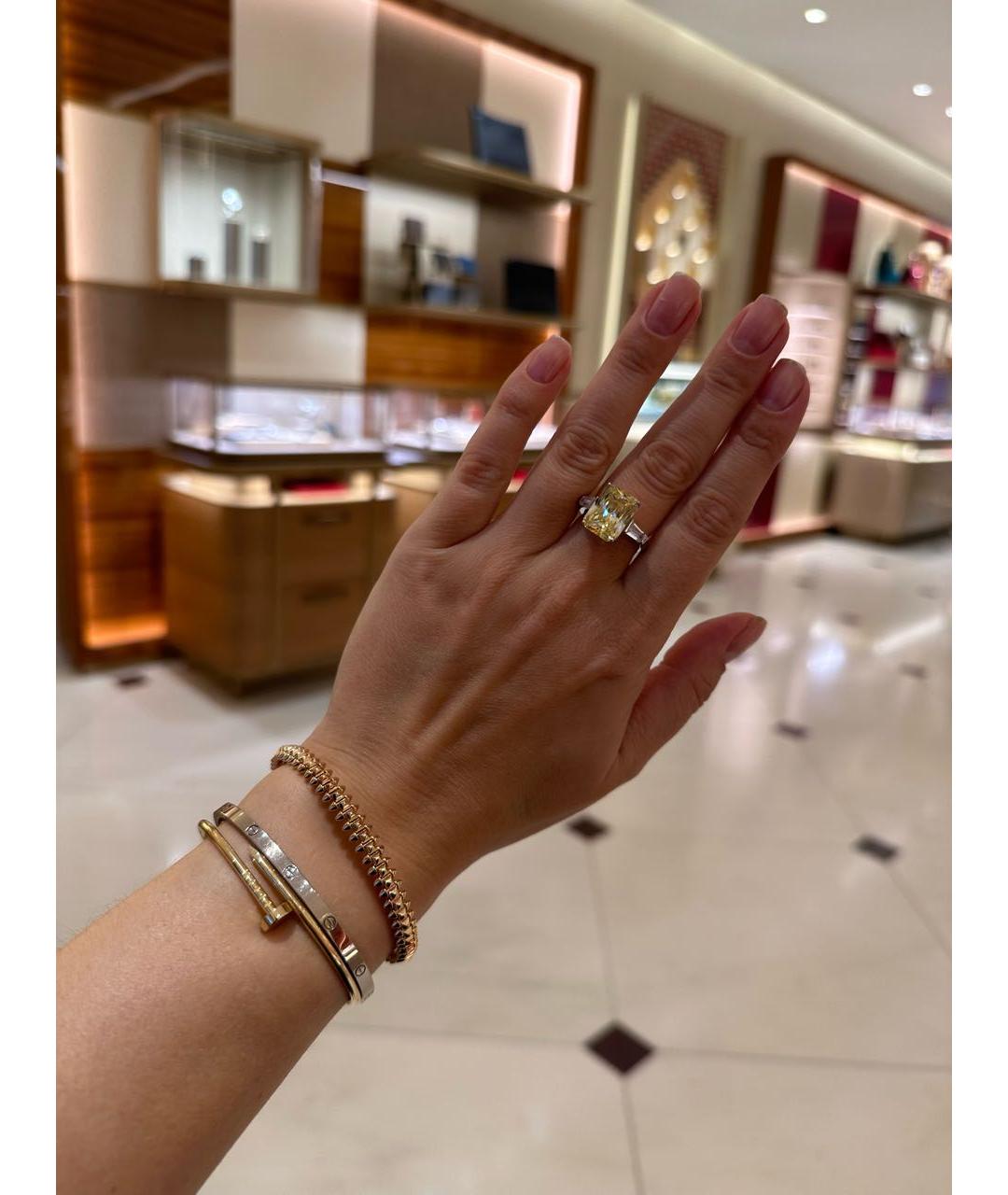 CARTIER Желтый браслет из желтого золота, фото 2