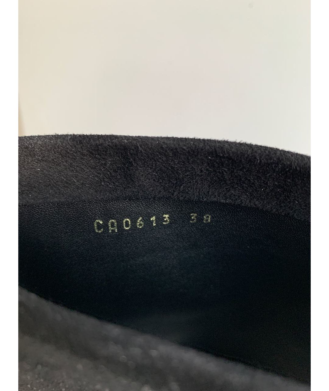 CHRISTIAN DIOR PRE-OWNED Черные кожаные сапоги, фото 5