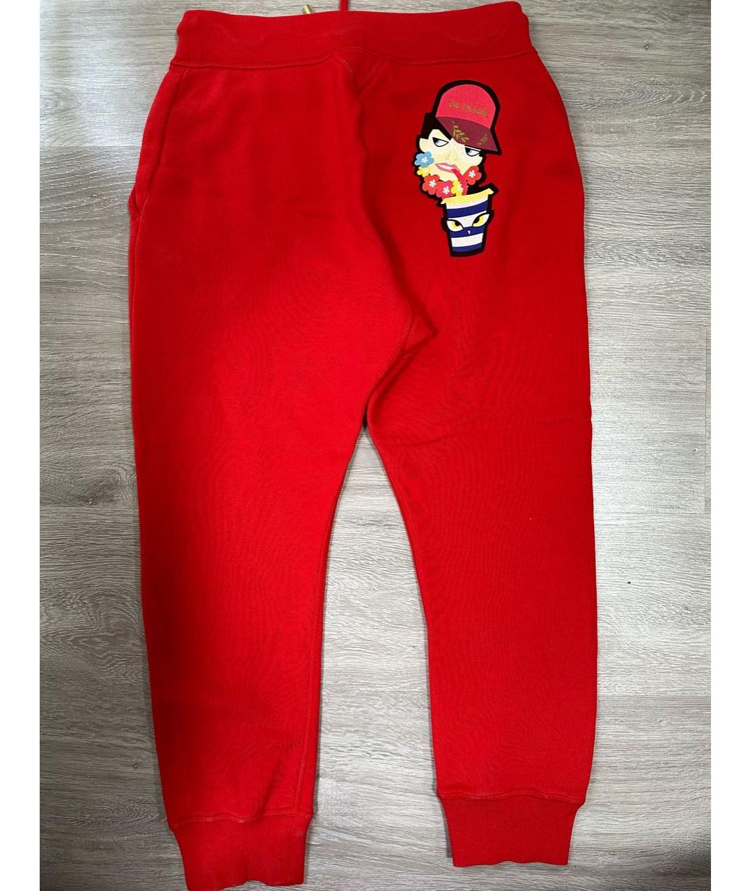 DSQUARED2 Красный хлопковый костюм с брюками, фото 6
