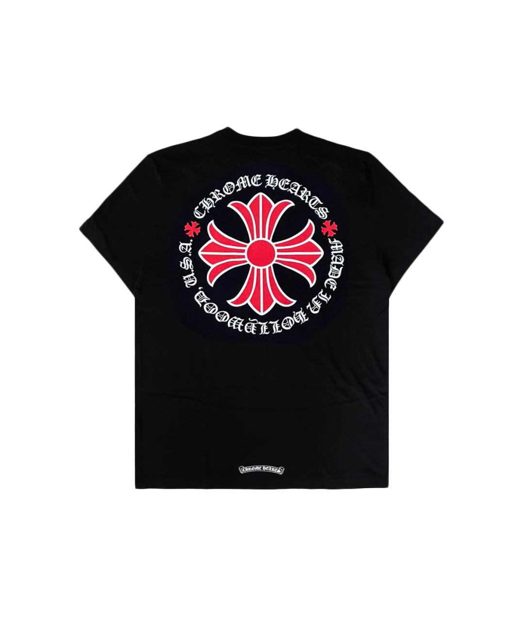 CHROME HEARTS Черная хлопковая футболка, фото 1