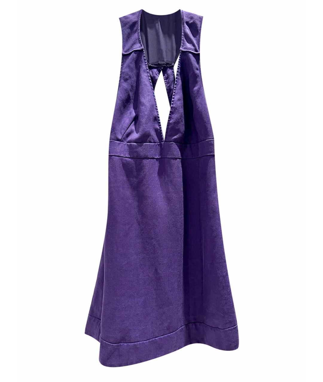 VERSACE Фиолетовое платье, фото 1