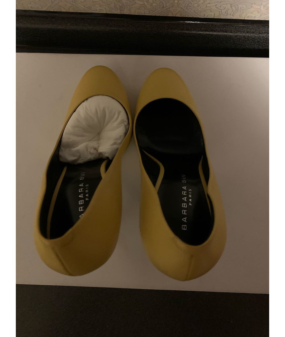 BARBARA BUI Желтые кожаные туфли, фото 4