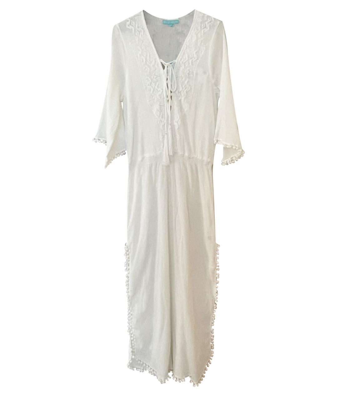 MELISSA ODABASH Белое хлопковое платье, фото 1