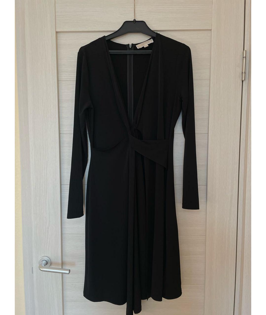 MICHAEL MICHAEL KORS Черное полиэстеровое коктейльное платье, фото 5