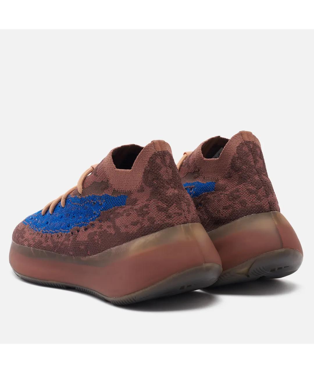 ADIDAS YEEZY Коричневые низкие кроссовки / кеды, фото 4