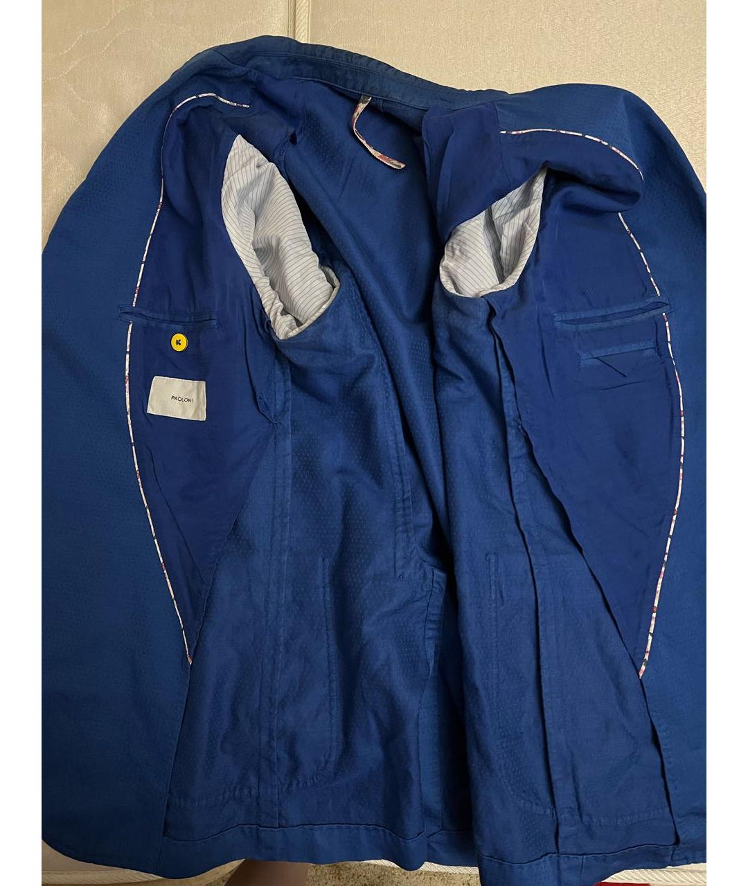 PAOLONI Синий пиджак, фото 3
