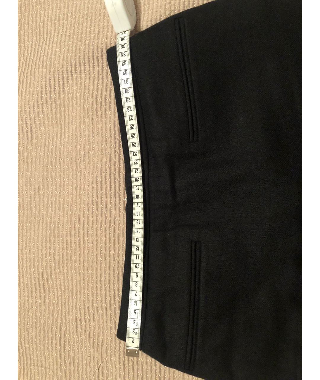 STELLA MCCARTNEY Черная шерстяная юбка мини, фото 6