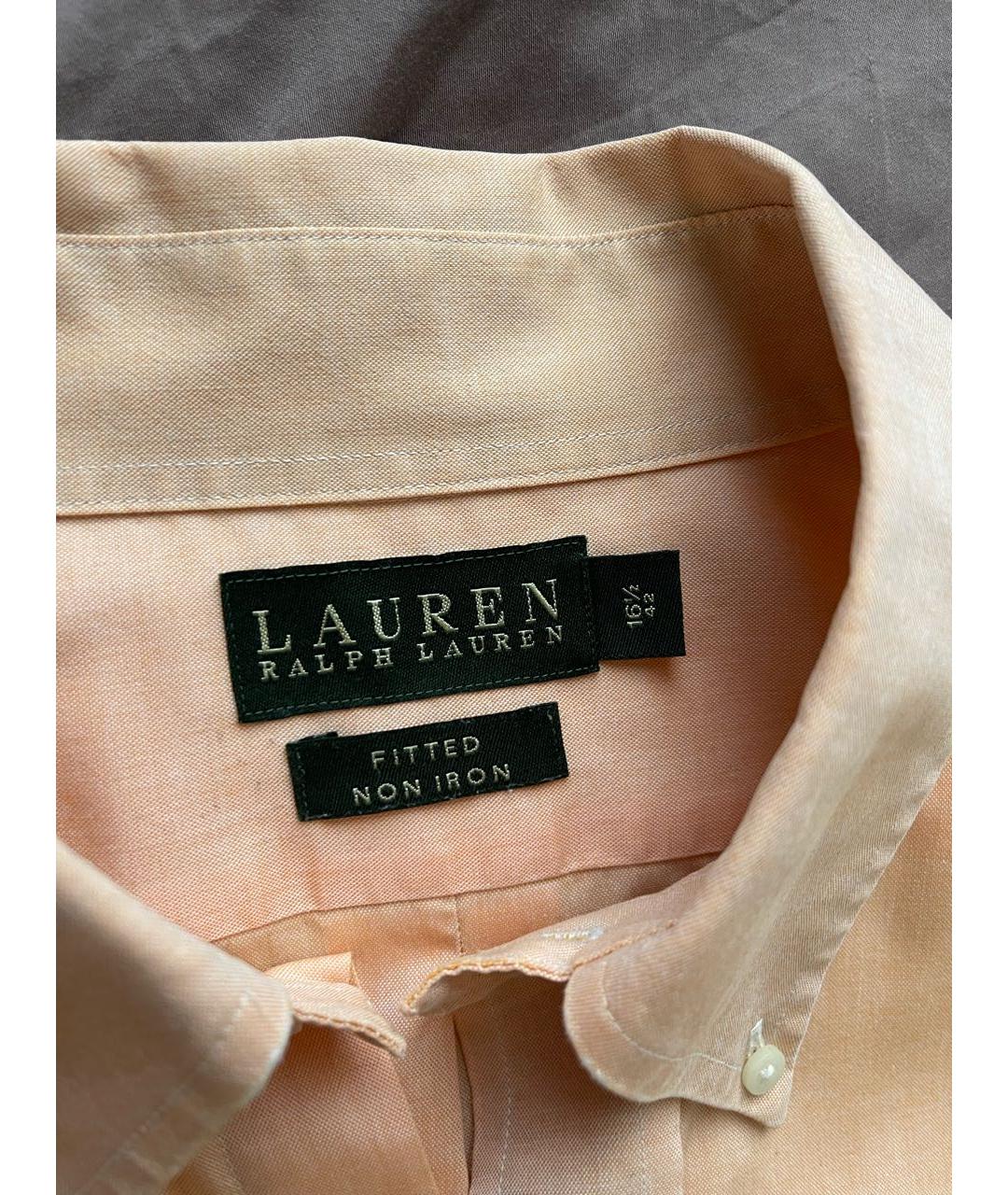 RALPH LAUREN Коралловая кэжуал рубашка, фото 3