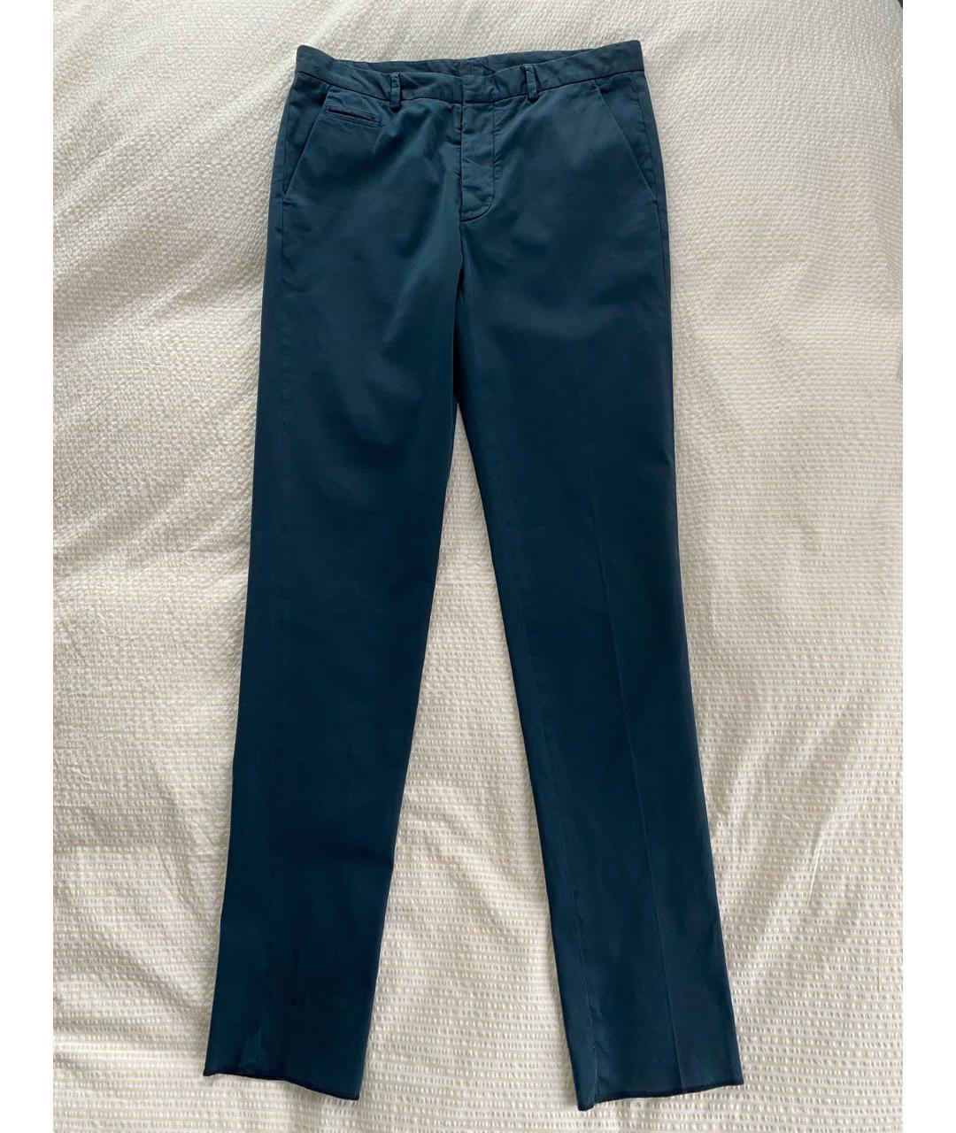 MAISON MARGIELA Хлопко-эластановые повседневные брюки, фото 8