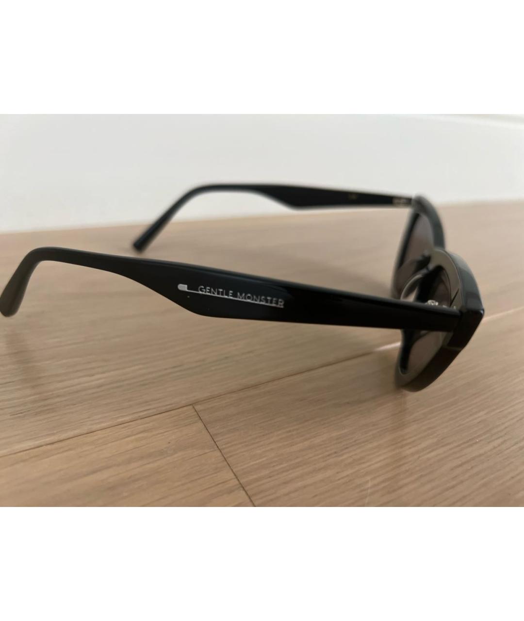 GENTLE MONSTER Черные пластиковые солнцезащитные очки, фото 3