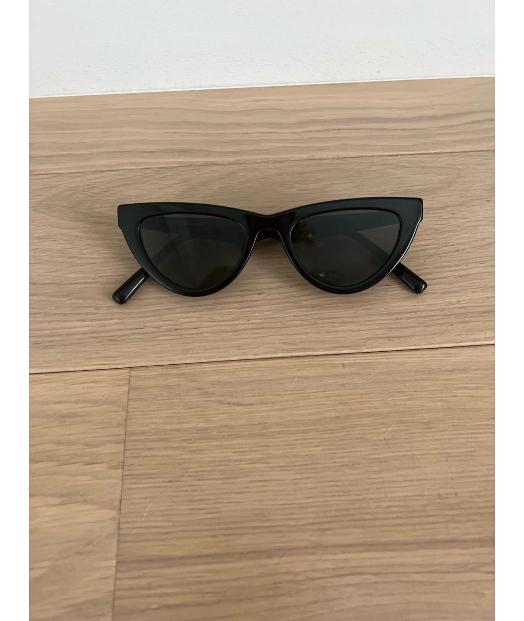 GENTLE MONSTER Черные пластиковые солнцезащитные очки, фото 8