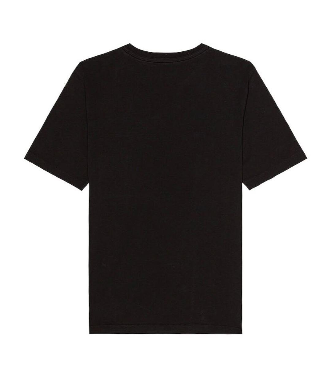HERON PRESTON Черная хлопковая футболка, фото 2