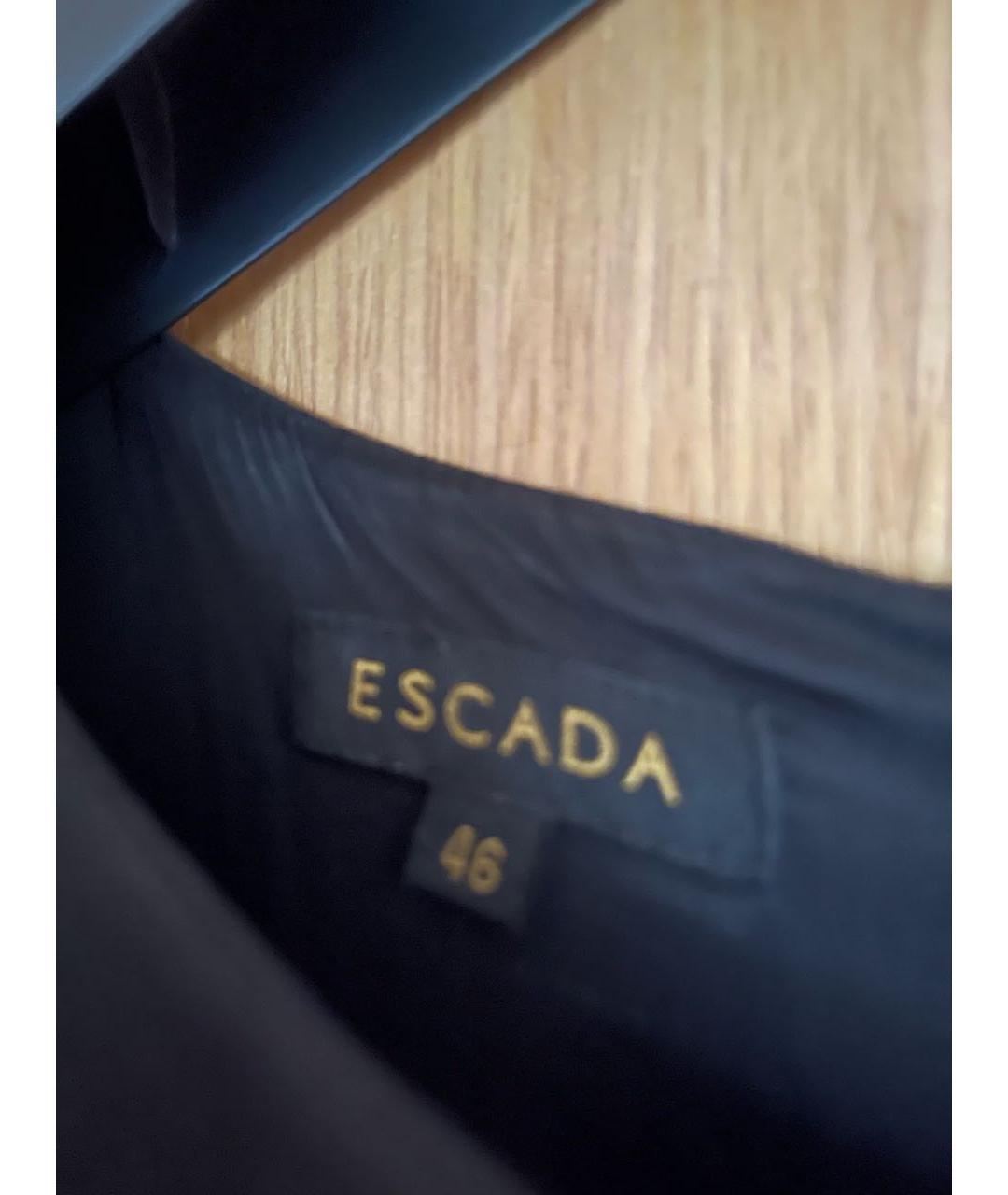 ESCADA Черное полиамидовое повседневное платье, фото 8