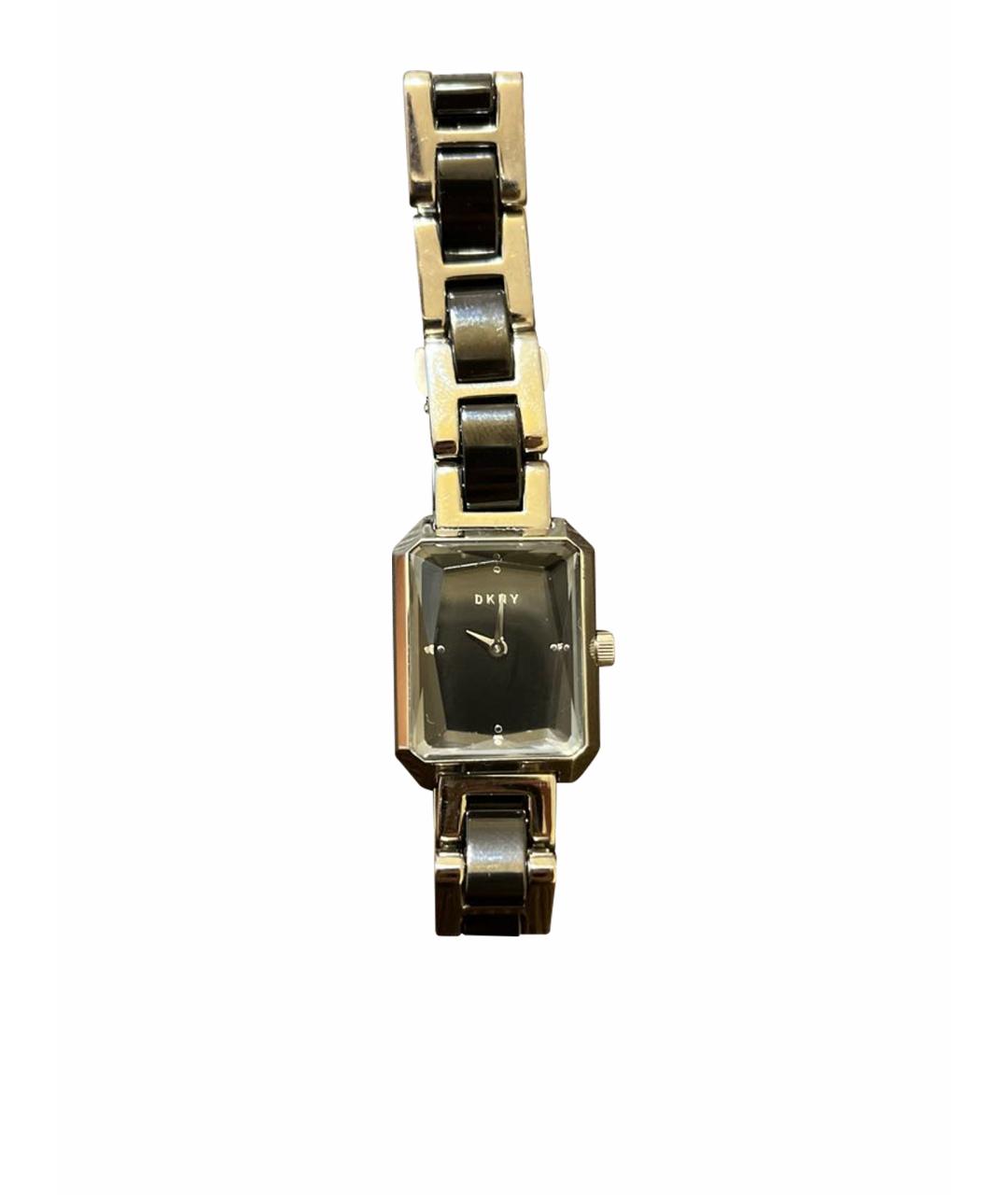 DKNY Антрацитовые керамические часы, фото 1