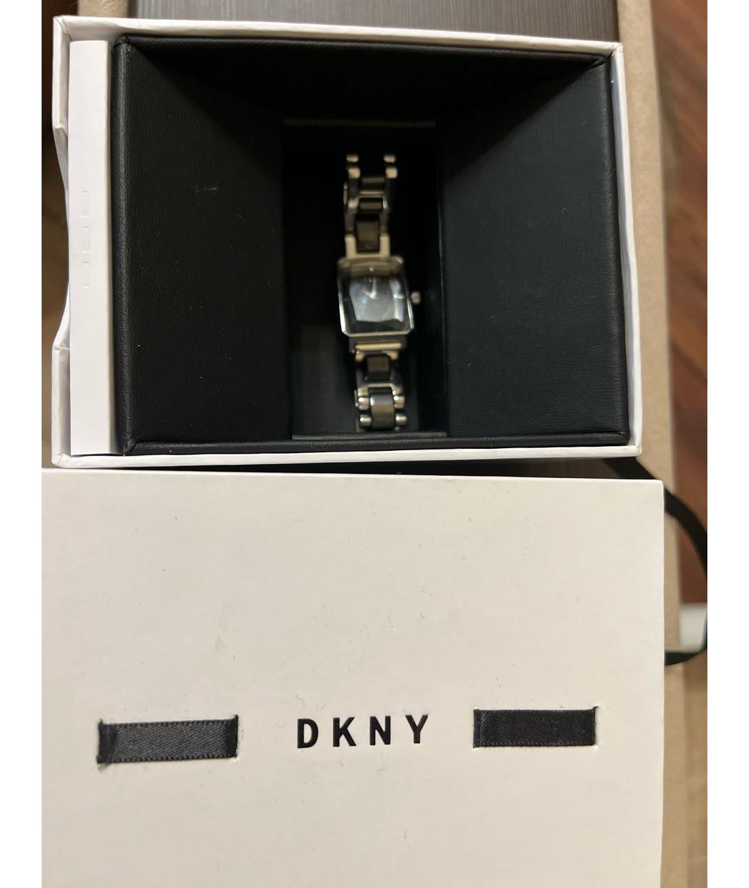 DKNY Антрацитовые керамические часы, фото 3