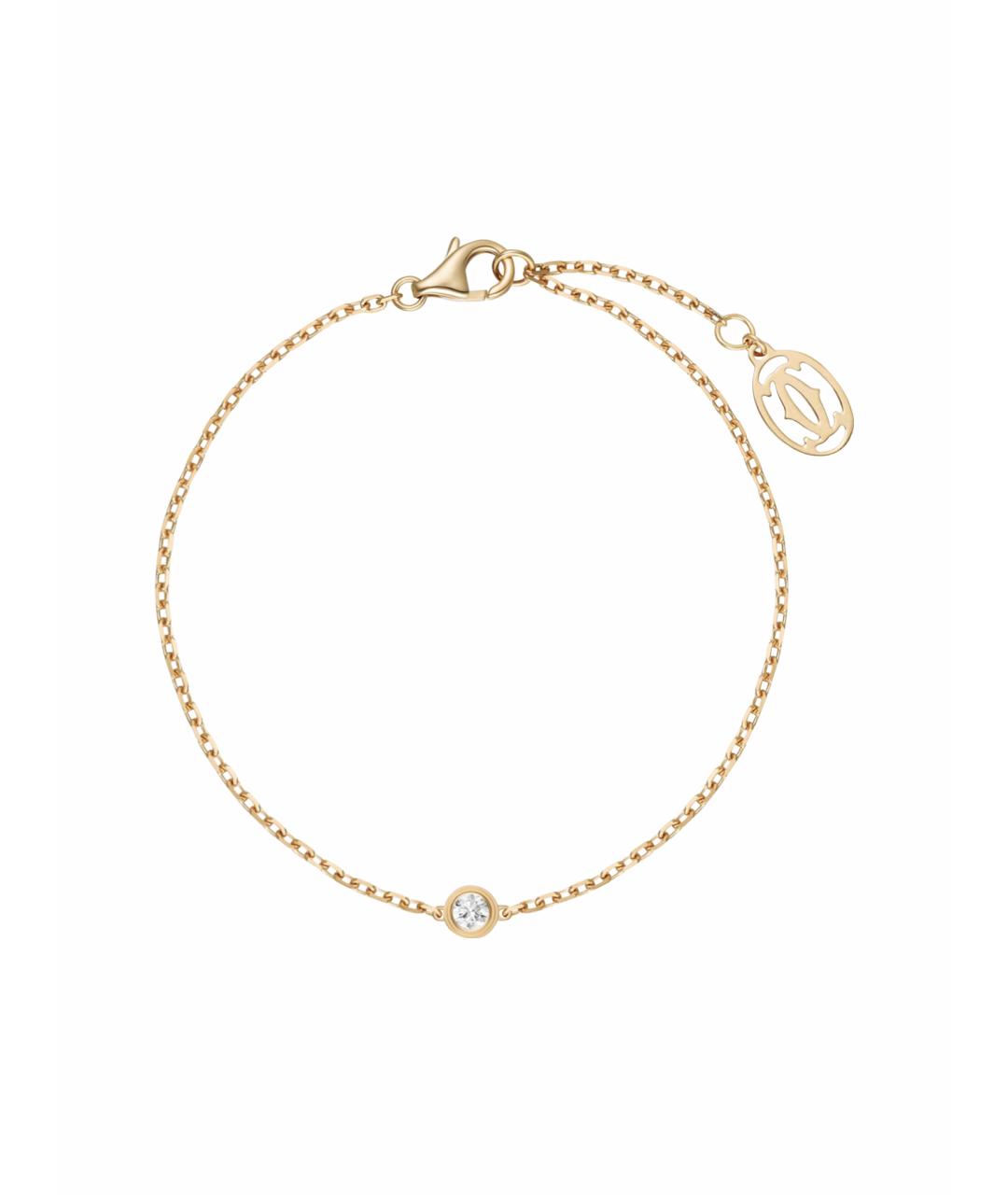 CARTIER Желтый браслет из желтого золота, фото 1