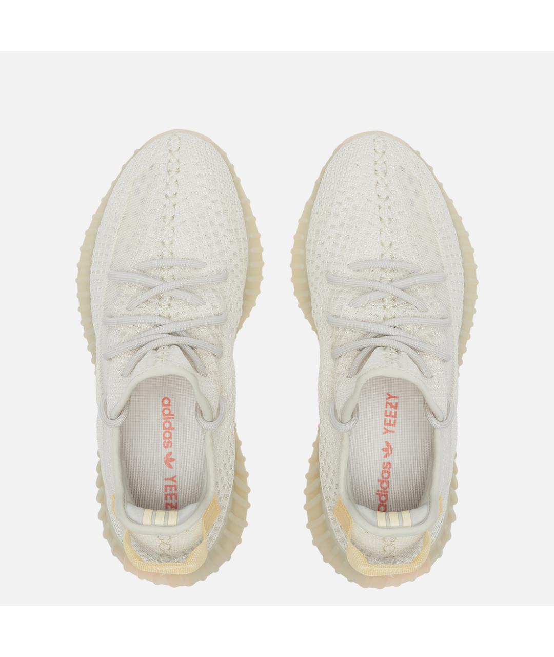 ADIDAS YEEZY Белые низкие кроссовки / кеды, фото 8