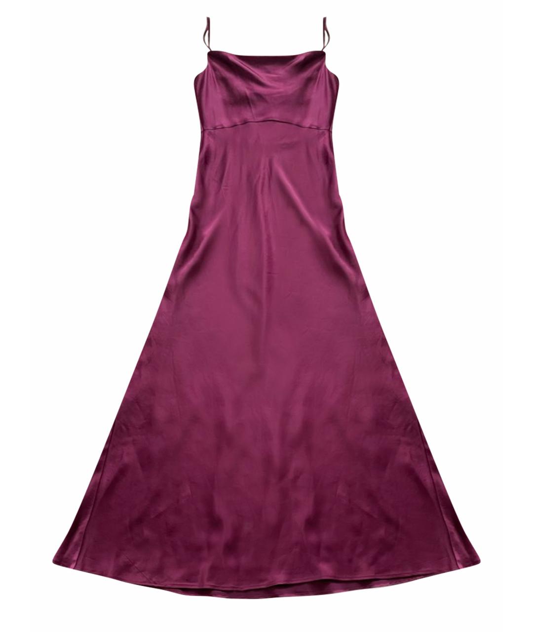 DIANE VON FURSTENBERG Фиолетовое шелковое вечернее платье, фото 1
